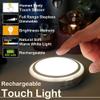 RTSU Rechargeable Touch Light with Timer, Dimmable Kids Baby Nursery Night Light Lamp, Stick-on Anywhere LED Push Tap Light for Closet Cabinet, Brightness Memory, Warm White Light view 2