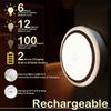 RTSU Rechargeable Touch Light with Timer, Dimmable Kids Baby Nursery Night Light Lamp, Stick-on Anywhere LED Push Tap Light for Closet Cabinet, Brightness Memory, Warm White Light view 3