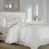 Laura Ashley - Queen Duvet Cover Set, Reversible Cotton Bedding with Matching Shams, Lightweight Home Decor for All Seasons (Annabella White, Queen) view 1