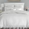 Laura Ashley - Queen Duvet Cover Set, Reversible Cotton Bedding with Matching Shams, Lightweight Home Decor for All Seasons (Annabella White, Queen) view 3