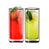 Sun's Tea Double Wall Insulated Glass Tumbler, 16oz (450ml) Highball Glass Cups for Beer, Lemonade, Iced Tea, Tropical Drink, Cocktail, Smoothie, Mojito and Mixed Drinks, Set of 2 - Collins Style view 1