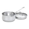 Cuisinart 419-18P 2-Quart Pour Saucepan with Cover Contour Cookware, Stainless Steel view 1