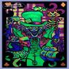 UltraViolet Distributing 1 X Alice in Wonderland Mad Hatter Collage Flocked Blacklight Poster Art Print view 2