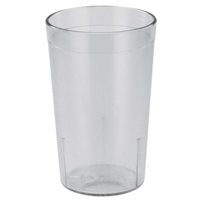 Winco Pebbled Tumblers, 8-Ounce, Clear, 12 Count (Pack of 1)