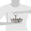 Winco 3-Unit Relish Server, Medium, Stainless Steel view 2