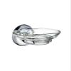 Smedbo SME, Polished Chrome K242 Holder with Glass Soap Dish view 1