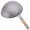 Carbon Steel Round Bottom Pow Wok with Wooden Helper Handle, 14-Inches view 2