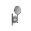 Axxentia Bathroom 282802 Magnifying Wall Mirror Chrome Round 17 cm Diameter 3 times Magnification 57 cm Extendible view 2
