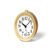 Lemnos WR09-15NT Analog Liki Alarm Clock - Natural Color Wood Watch - Riki Design view 1