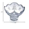 Mikasa Christmas Night Footed Bowl, 6", Glass view 2