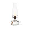 Lamplight 12-inch Chamber Oil Lamp Clear Glass, Hurricane or Power Outage, White, 110 view 1