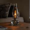Lamplight 12-inch Chamber Oil Lamp Clear Glass, Hurricane or Power Outage, White, 110 view 3