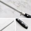Messermeister 12 Ceramic Sharpening Rod - Knife Sharpener - Fine 1200 Grit - Ceramic Core, Large Sharpening Surface & Soft-Grip Handle view 4