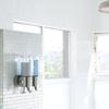simplehuman Wall Mount Pumps, Triple 15 fl. oz. Shampoo & Soap Dispenser, Stainless Steel view 2