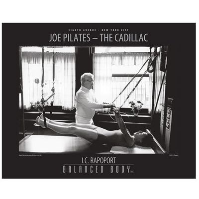 Joe Pilates Cadillac Poster, Studio Wall Art Photo, 30 x 24 in