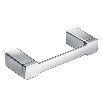Moen YB8808CH 90 Degree Modern Double Post Pivoting Toilet Paper Holder, Chrome