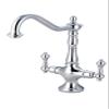 Kingston Brass KS1771ALLS Heritage Single Hole Kitchen Faucet, Polished Chrome view 1