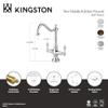 Kingston Brass KS1771ALLS Heritage Single Hole Kitchen Faucet, Polished Chrome view 3