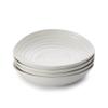 Portmeirion Sophie Conran White Pasta Bowl | Set of 4 | Large Serving Bowls for Soup or Salad | 9 Inch | Made from Fine Porcelain | Microwave and Dishwasher Safe view 1
