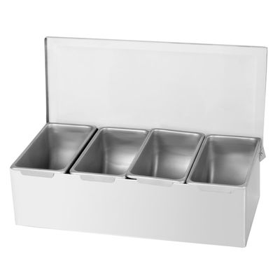 Thunder Group SSCD004 Bar Condiment Dispenser Countertop Design 4-compartment