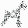 Schnauzer Topiary Frame - 19"- Made in USA - Best on The Market view 1