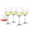 Spiegelau Style Crystal White Wine Glasses Gift Set, Elegant Stemmed Wine Glasses, Stylish Glassware for Dinner Party, Home Bar, Wedding Gifts, Birthday Gifts, Hosting Essentials, 15.5 oz, Set of 4 view 1