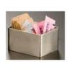American Metalcraft SSPH4 Stainless Steel Rectangular Sugar Packet Holder, 2.75" L x 3.25" W, Satin Finish , Silver view 1