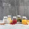 Bormioli Rocco Hermetic Seal Pitcher With Lid and Spout [68 Ounce] for Homemade Juice & Iced Tea or for Glass Milk Bottles, Clear view 2