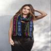 Del Mex Mexican Rebozo Blanket, Shawl, and Doula (X-large (9 ft x 5 ft), Black) view 2