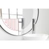 WarmlyYours Heated Mirror Defogger Rectangular 12x18 in. Self-Adhesive Anti Fog and Steam Electric Pad for Existing Bathroom Wall Mirrors view 4