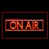 140017 On Air Recording Studio Music Media Room Display Decor LED Light Neon Sign (12" X 8", Red) view 2