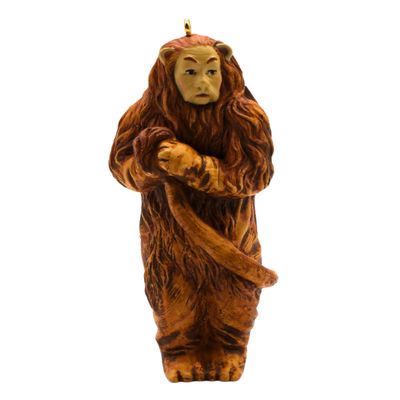 1 X 1994 Hallmark THE COWARDLY LION Part of The Wizard Of Oz Collection Ornament