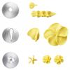 Wilton Decorating Tip Set 3/Pkg-#104 Petal/#352 Leaf/#224 Flower view 4