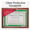 NuDell 18813M Award-A-Plaque Document Holder, Acrylic/Plastic, 10-1/2 x 13, Mahogany view 3