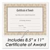 NuDell 18813M Award-A-Plaque Document Holder, Acrylic/Plastic, 10-1/2 x 13, Mahogany view 4