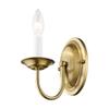 Livex Lighting 4151-01 Wall Sconce with No Shades, Antique Brass, 4.25"W x 7"H view 3