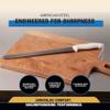 Dexter-Russell SofGrip 12" Scalloped Roast Slicer Knife | 24243 | High-Carbon DEXSTEEL Blade | Non-Slip Soft Rubber Grip Handle | NSF Certified, Stain-Free, Made in USA view 3