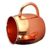 PARIJAT HANDICRAFT Solid Copper Moscow Mule Mugs Pure Solid Copper No Lining Smooth Finish 16 oz Copper Mug Set of 2 view 3