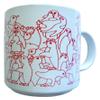 Taylor & Ng 50675 Animates 11 oz Red Daytime Penguins Mug view 1
