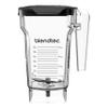Blendtec 75 oz FourSide Jar - Four-Sided Blender Jar Compatible with Most Blenders - 32 oz Blending Capacity - Clear view 1
