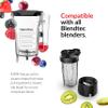 Blendtec 75 oz FourSide Jar - Four-Sided Blender Jar Compatible with Most Blenders - 32 oz Blending Capacity - Clear view 3