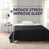 YnM 15lbs Weighted Blanket for Adults, Heavy Bed Throw Blanket with Cooling Glass Beads for All Season Use, Ideal for ~90lbs (48x72 Inches, Twin/Full, Dark Grey) view 3