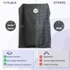 YnM 15lbs Weighted Blanket for Adults, Heavy Bed Throw Blanket with Cooling Glass Beads for All Season Use, Ideal for ~90lbs (48x72 Inches, Twin/Full, Dark Grey) view 4