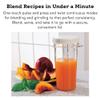 Tribest PB-350 Personal Blender for Shakes and Smoothies with Portable Blender Cups, White, Large view 3