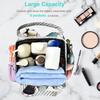 Haundry Mesh Shower Caddy Bag, Large College Dorm Bathroom Caddy Organizer with Key Hook and 2 Oxford Handles, 8 Basket Pockets, Portable Hanging Caddy Bag for Camping Gym view 2
