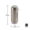 Umbra Penguin Soap Pump, Kitchen Soap Dispenser, Nickel,12 oz (355 ml) view 3