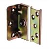 Bed Connecting/Connector Corner Fixing Brackets Steel Plate System Manufactured from Steel Yellow Galvanised- 90mm Height view 1