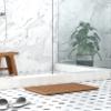 The Original Luxury Yacht Deck Inspired Teak Bath and Shower Mat view 2