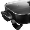 Brentwood SK-75 16-Inch Non-Stick Electric Skillet with Glass Lid, Black view 3
