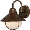 Forte Lighting 1041-01-32 Transitional 1-Light Exterior Wall Mount, Antique Bronze Finish view 1